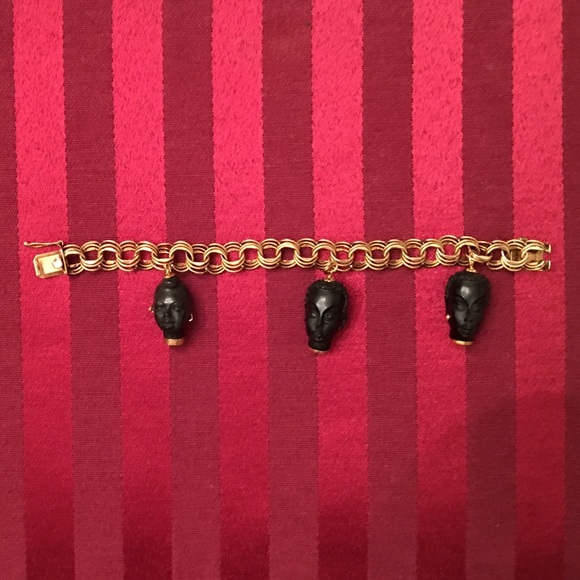 ๐HP๐ VTG Corletto 3 Charm 14K 3- Link Bracelet - Picture 7 of 10